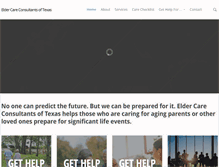 Tablet Screenshot of eldercareconsultantstexas.com